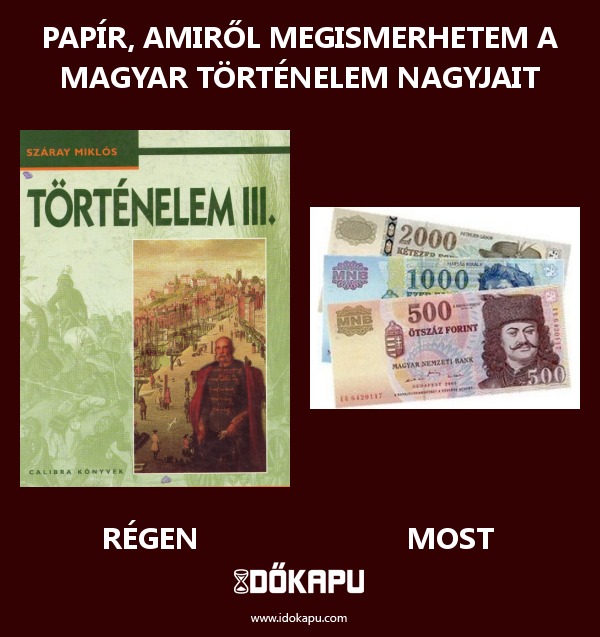 Papír, amiről megismerhetem a magyar történelem nagyjait
 
 title=