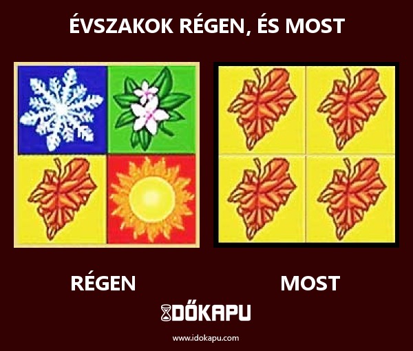 Évszakok régen, és most
 
 title=