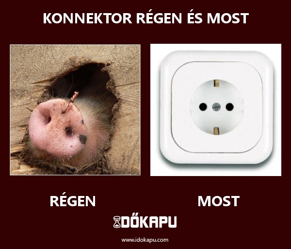 Konnektor régen és most
 
 title=