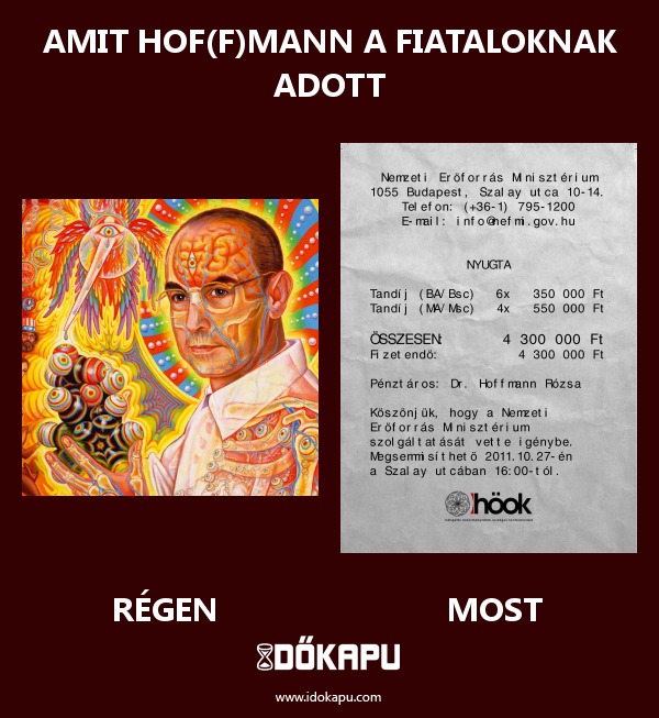 Amit Hof(f)mann a fiataloknak adott
 
 title=